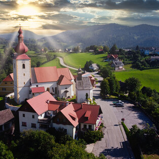 Blick über St. Pankrazen