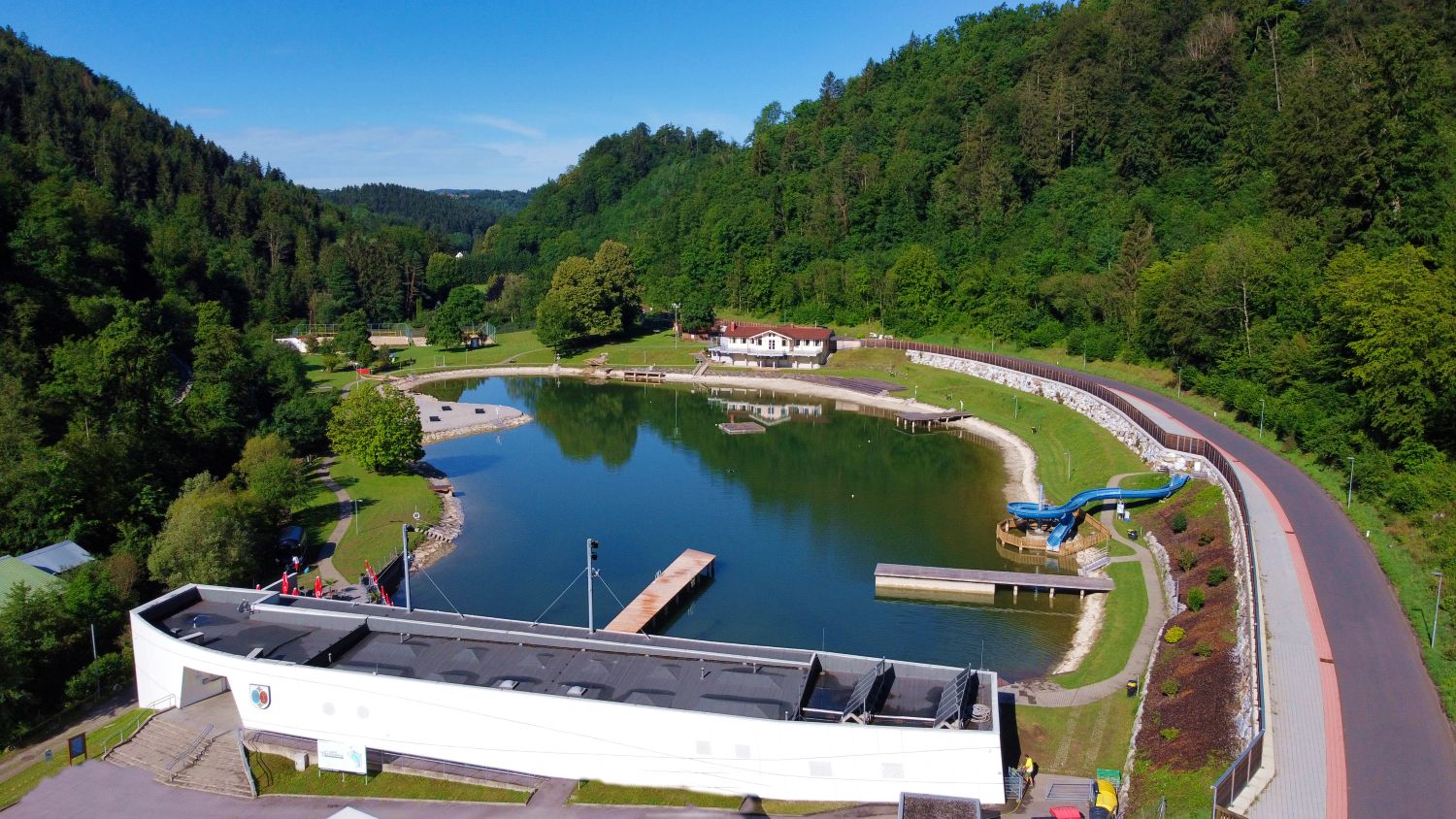 Information für Badegäste – Natürliche Ablagerungen im Badesee Weihermühle