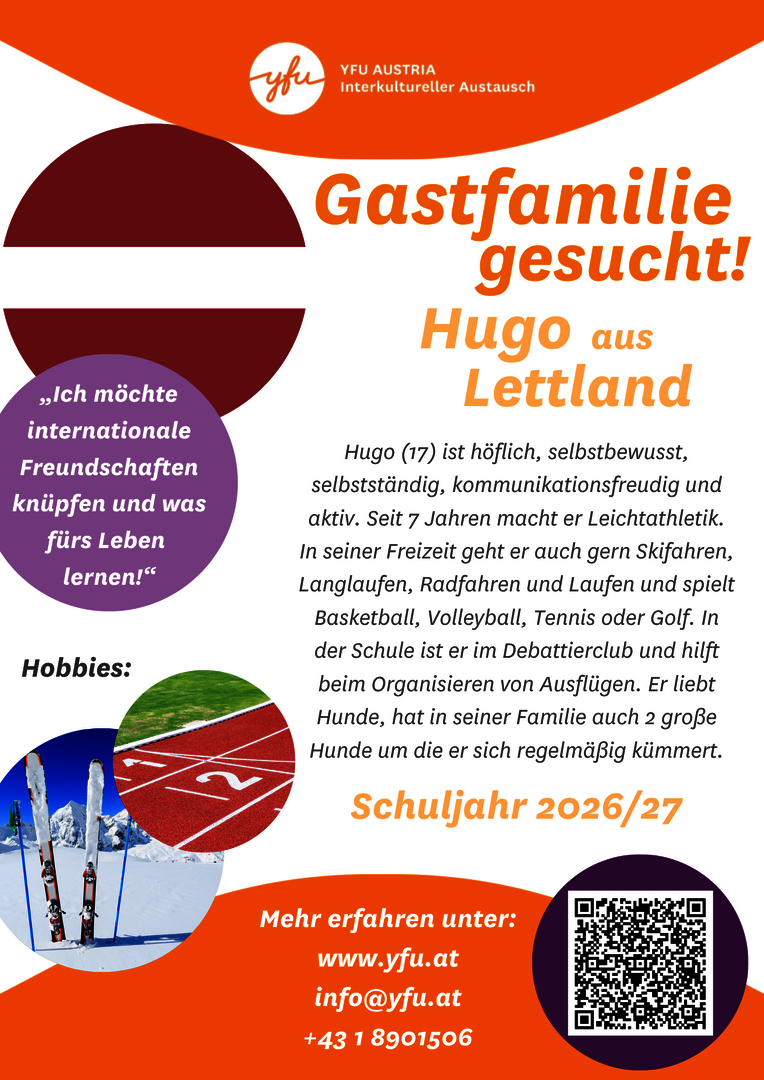 YFU Austria: Gastfamilien gesucht