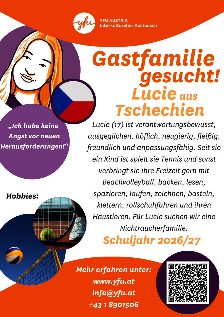 YFU Austria: Gastfamilien gesucht