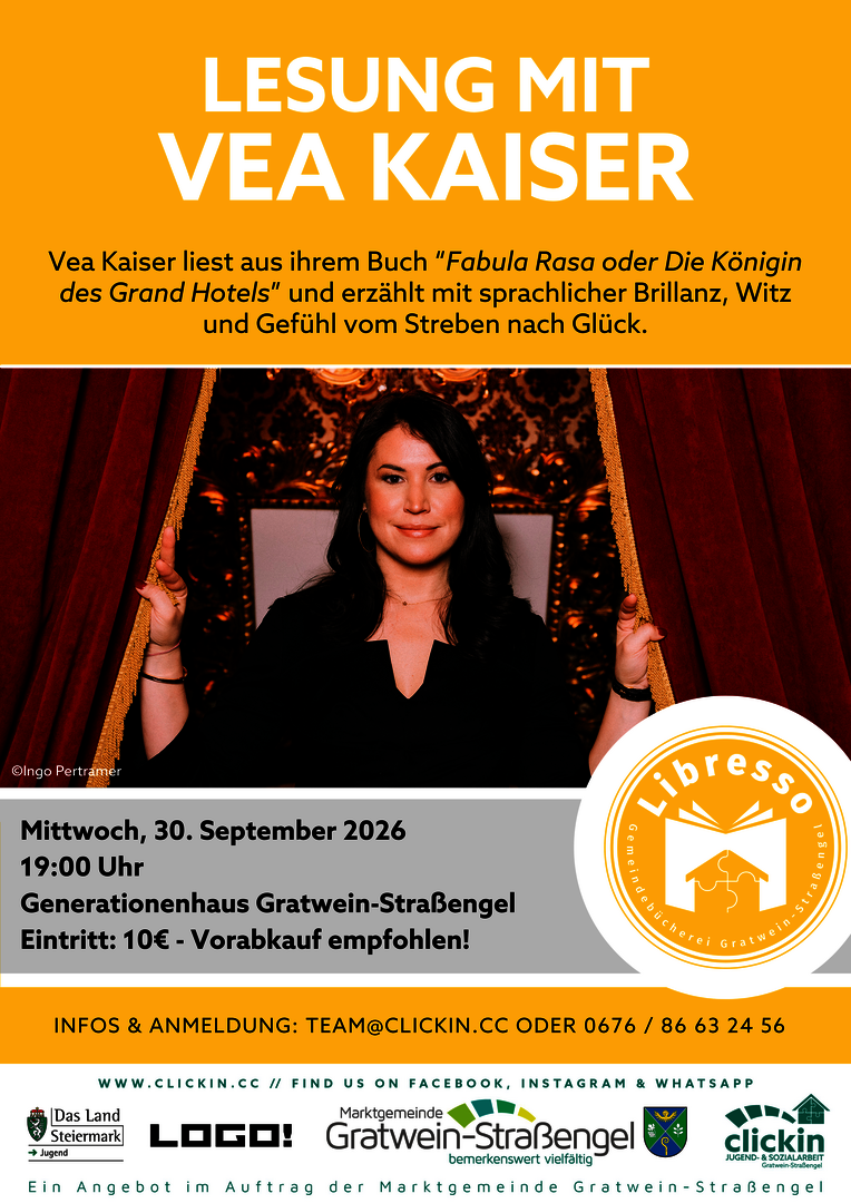 Lesung mit Vea Kaiser